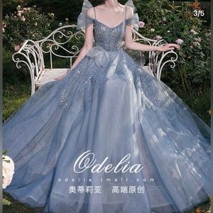 Blue Fairy Prom Dress